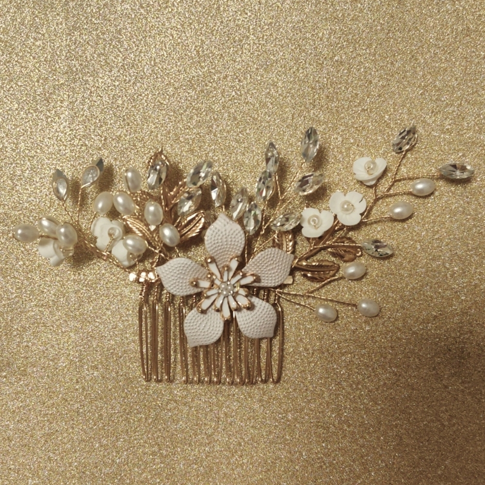 Floral Hair Comb